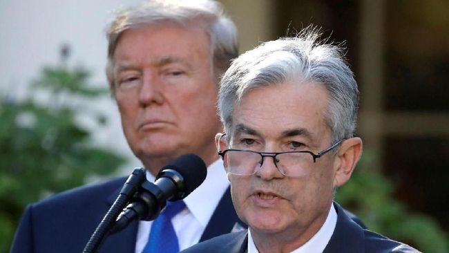 Senator AS: Trump Berniat Copot Ketua The Fed Jerome Powell