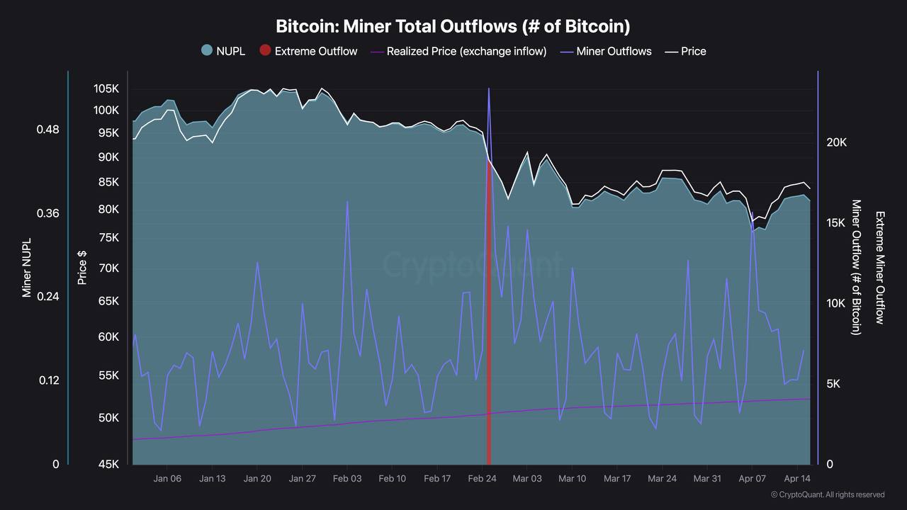 Analisis Miner Bitcoin: Korelasi NUPL, Outflow, dan Harga