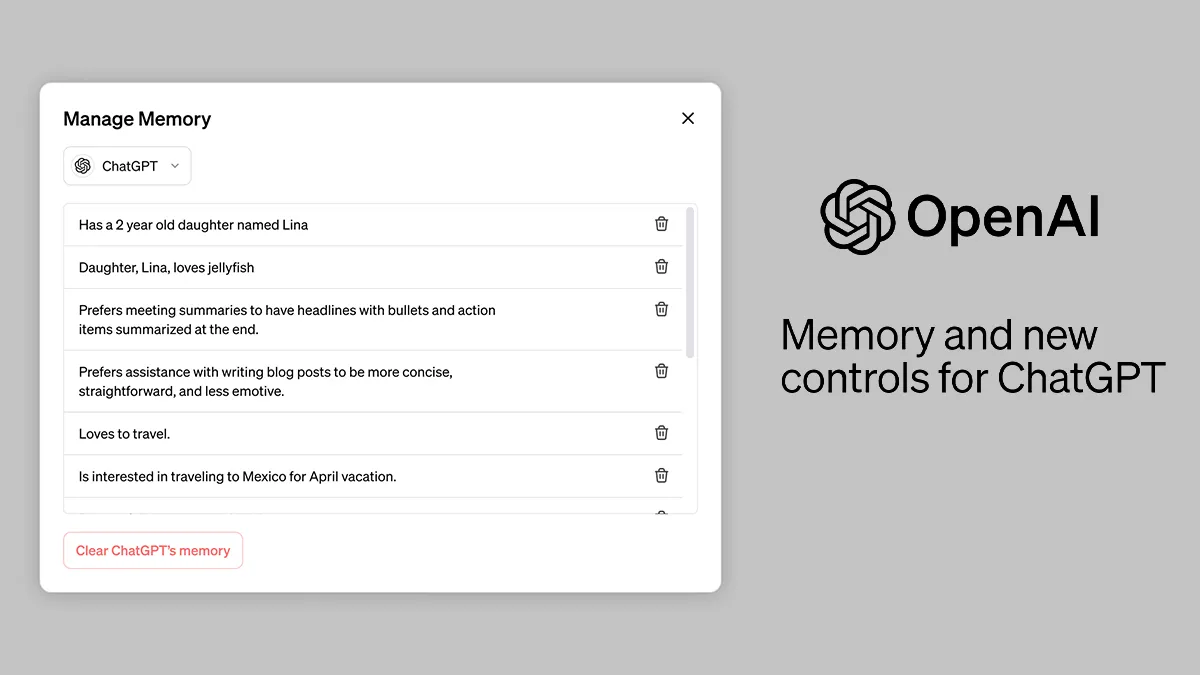 OpenAI Tingkatkan Memori ChatGPT untuk Simpan Percakapan Sebelumnya